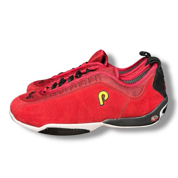 Piloti Driving Shoes Spyder S1 Red Suede Racing Men Size US 8- UK 7.5 - Picture 1 of 10